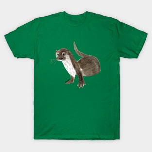 Happy Otter Lutra L T-Shirt